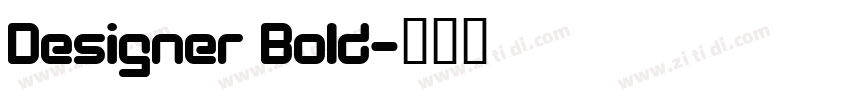 Designer Bold字体转换